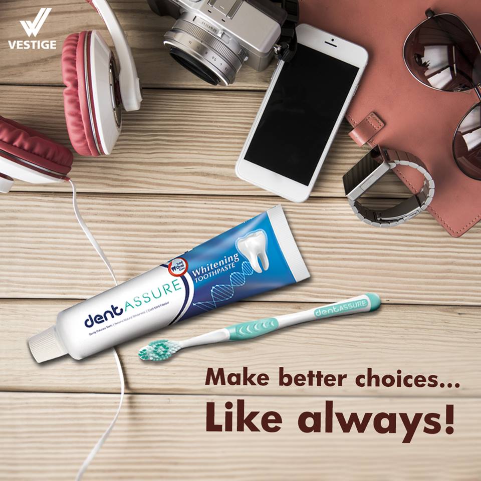 Vestige Dentassure Whitening Toothpaste, Toothbrush & Dental Floss