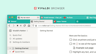 متصفح Vivaldi يسهل إدارة العديد من علامات التبويب
