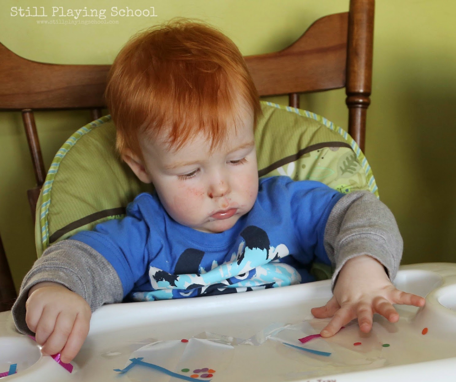 Contact Paper Easter Egg Still Playing School