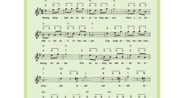 Lagu Cing Cangkeling - BELAJAR KURIKULUM 2013
