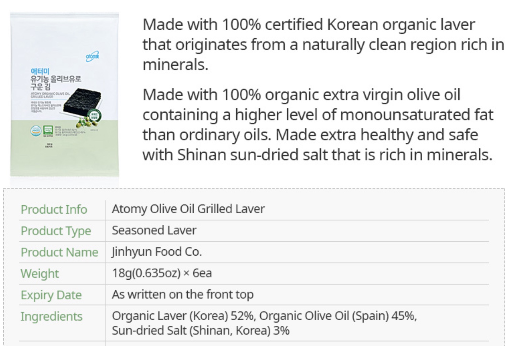 Deariebear Mommie DIY Sushi using Atomy Organic Olive Oil Grilled Laver