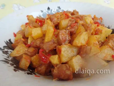 Sambal Goreng Kentang Tempe ala Rika