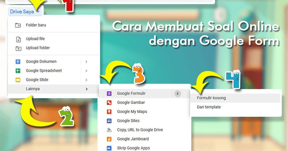 Cara Membuat Soal Online dengan Google Form (3 Step)  Misteruddin