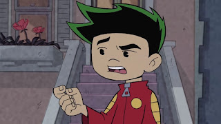 Jake Long, just standing there. Kind of boring.