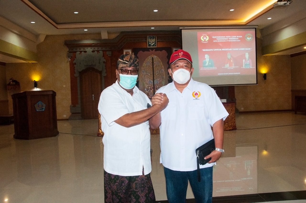 Ngurah Harta Pimpin TI Denpasar, Janji Kembalikan Kejayaan Taekwondo