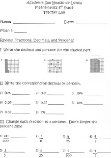 ASI Math 6th Grade 2011-2012