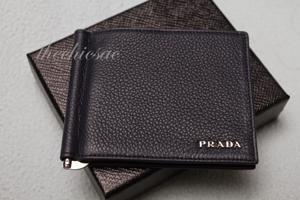 prada leather money clip wallet for men, prada nylon tote