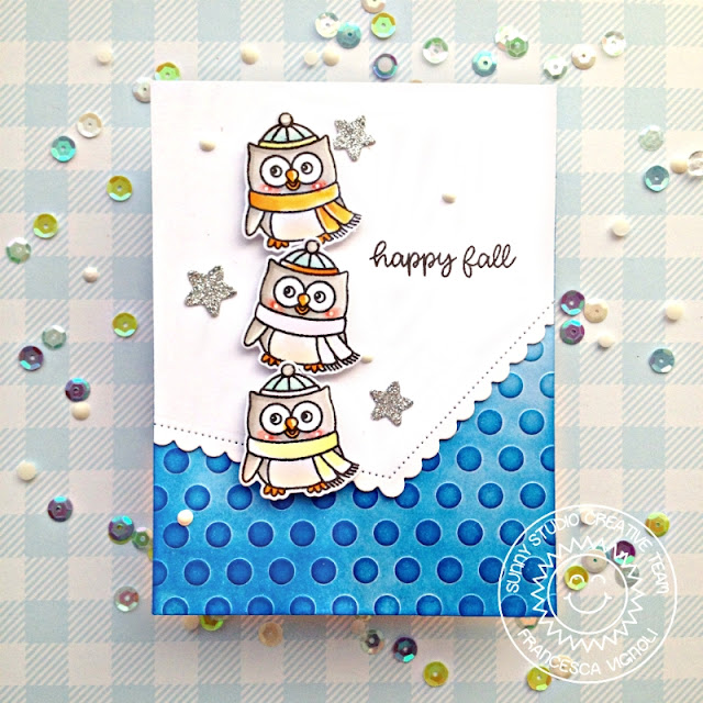 Sunny Studio Stamps: Woodsy Autumn Fishtail Banner Dies Fall Themed Card by Franci Vignoli Sunny Studio Stamps: Woodsy Autumn Fishtail Banner Dies Fall Themed Card by Franci Vignoli