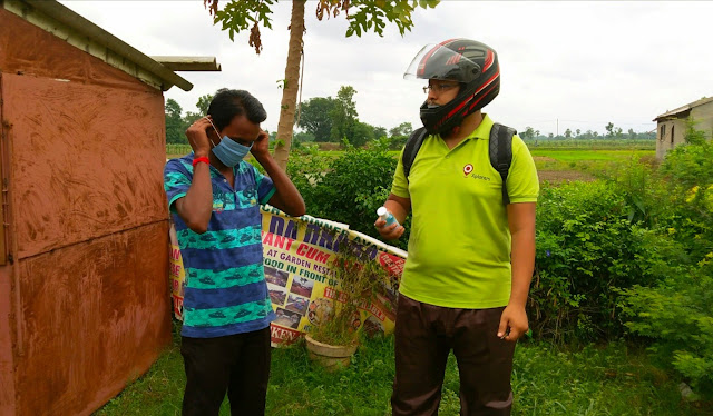 Xplorers Motorcycle Club  Conduct COVID Awareness Program & Distribute Masks & Sanitizers