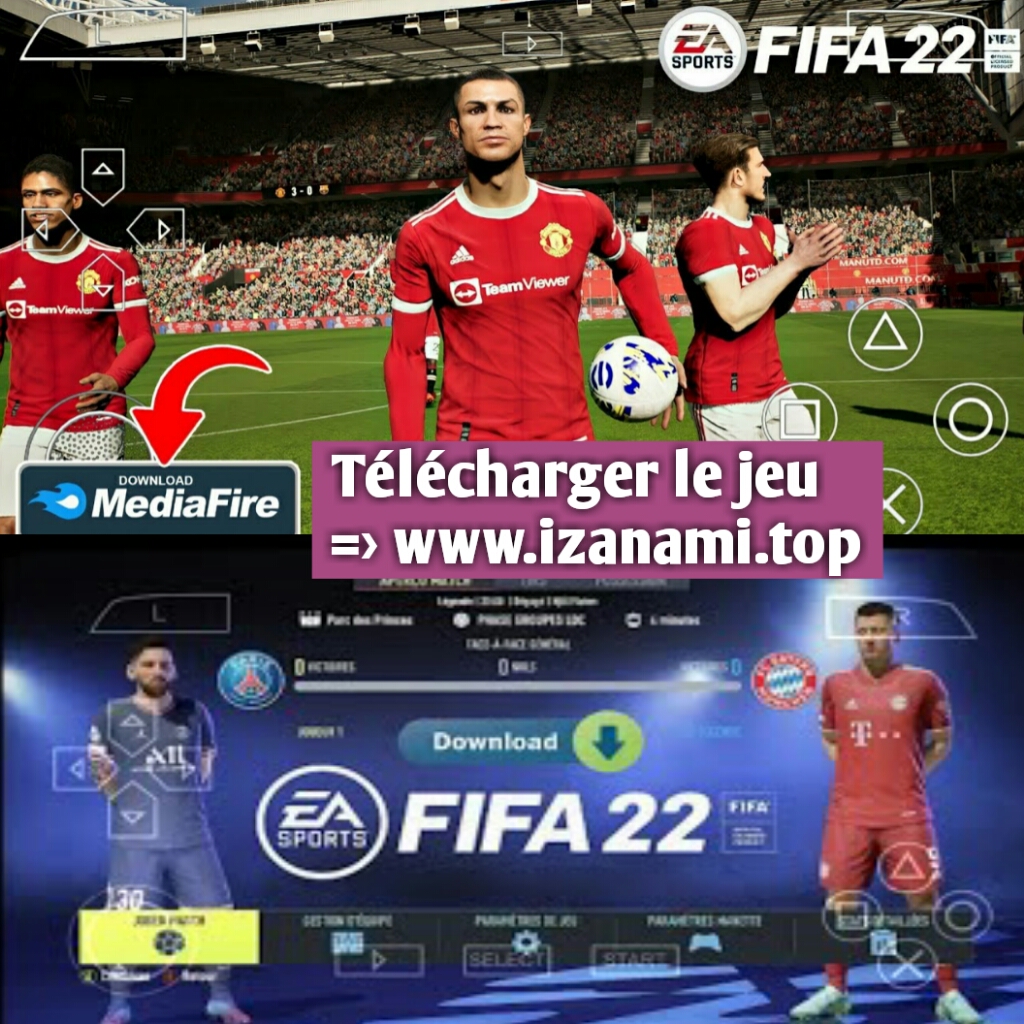 (500 MB) Comment télécharger FIFA 22 PPSSPP Camera PS5 Android hors