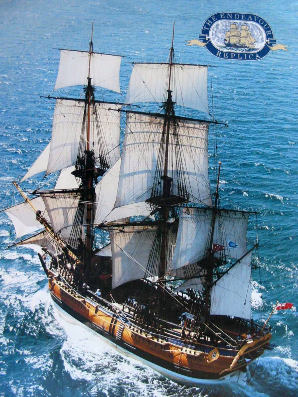 Sailing The Endeavour _ HMS Endeavour replica – GFJB
