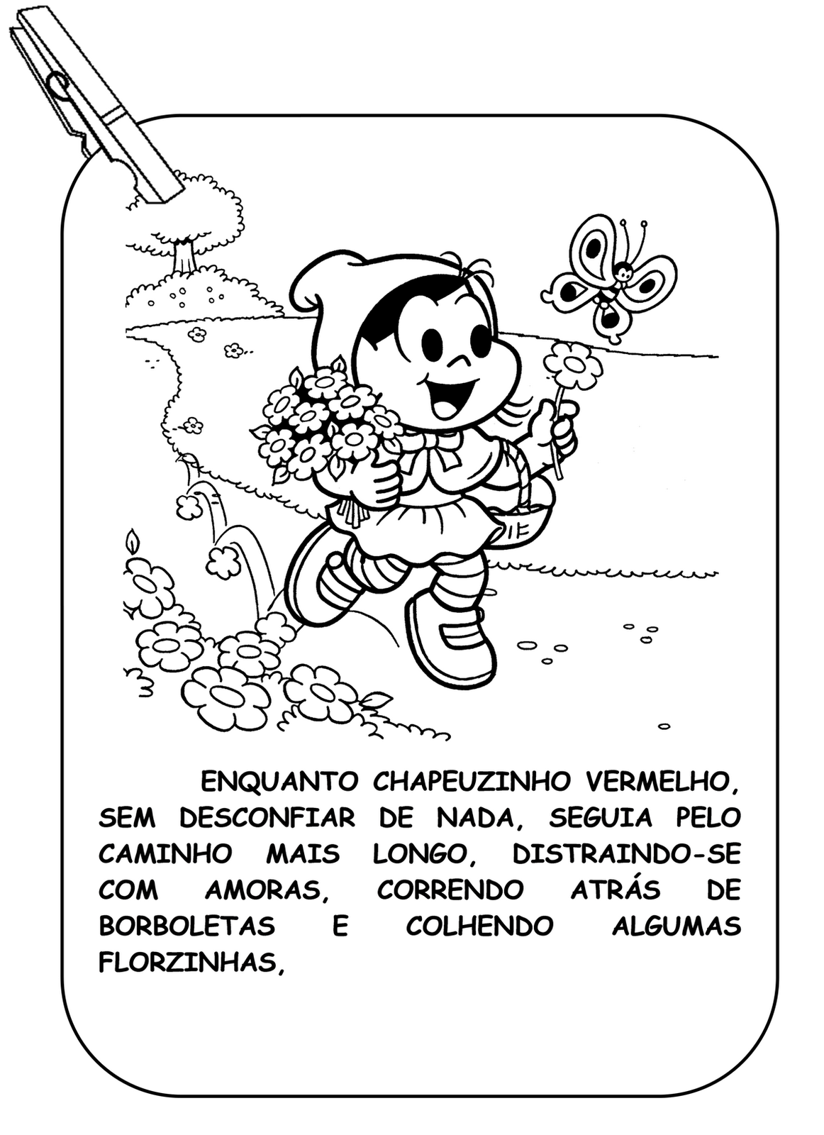 Historia Da Chapeuzinho Vermelho Resumida Para Imprimir