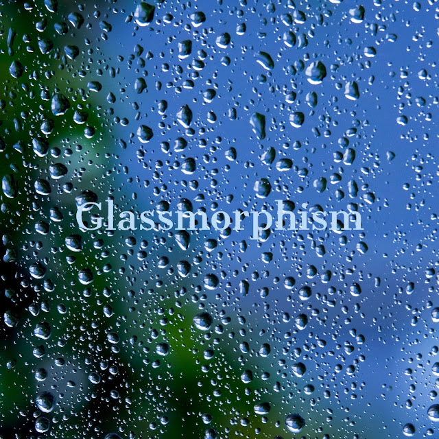 rain on glass