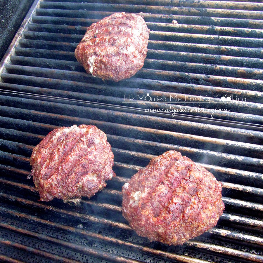 He Married Me For My Cooking Blue Cheese Stuffed Moose Burgers