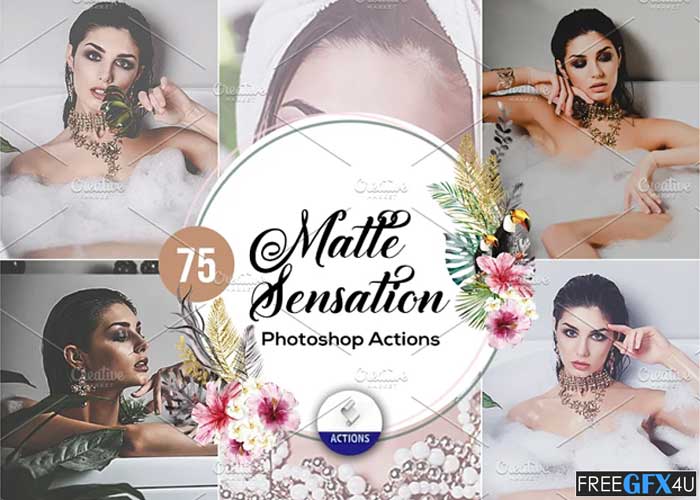 75 Matte Sensation Photoshop Actions