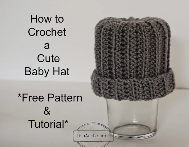 Easy crochet baby hat pattern free