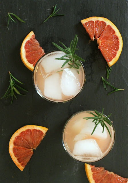 rosemary + gin + grapefruit
