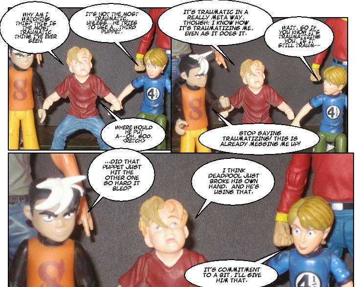 Random Happenstance "Put your hand inside the puppet head."