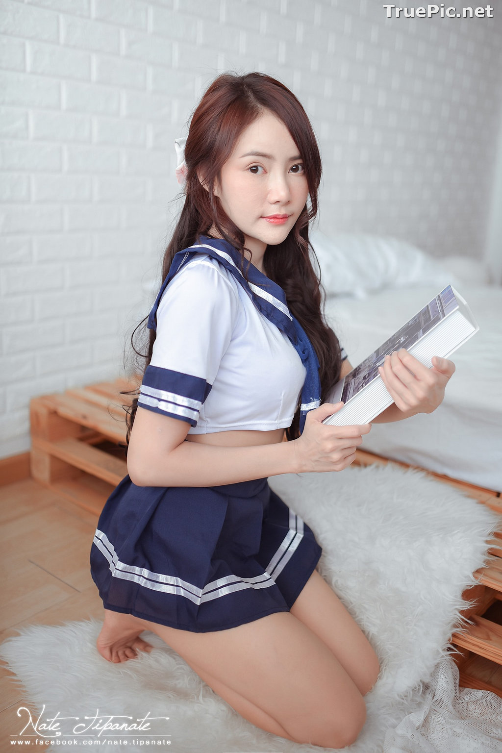 Image Thailand Model - Nattanicha Pw - Japanese School Girl Uniform - TruePic.net - Picture-8