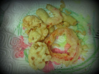 tempura di calamari e verdure