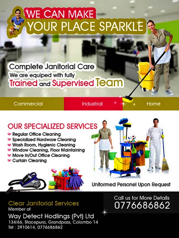Cleaning Services | Clear Janitorial Services ( We make your place Sparkle )