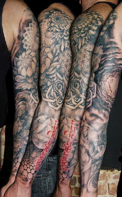50+ Cool Sleeve Tattoo Designs | Cuded