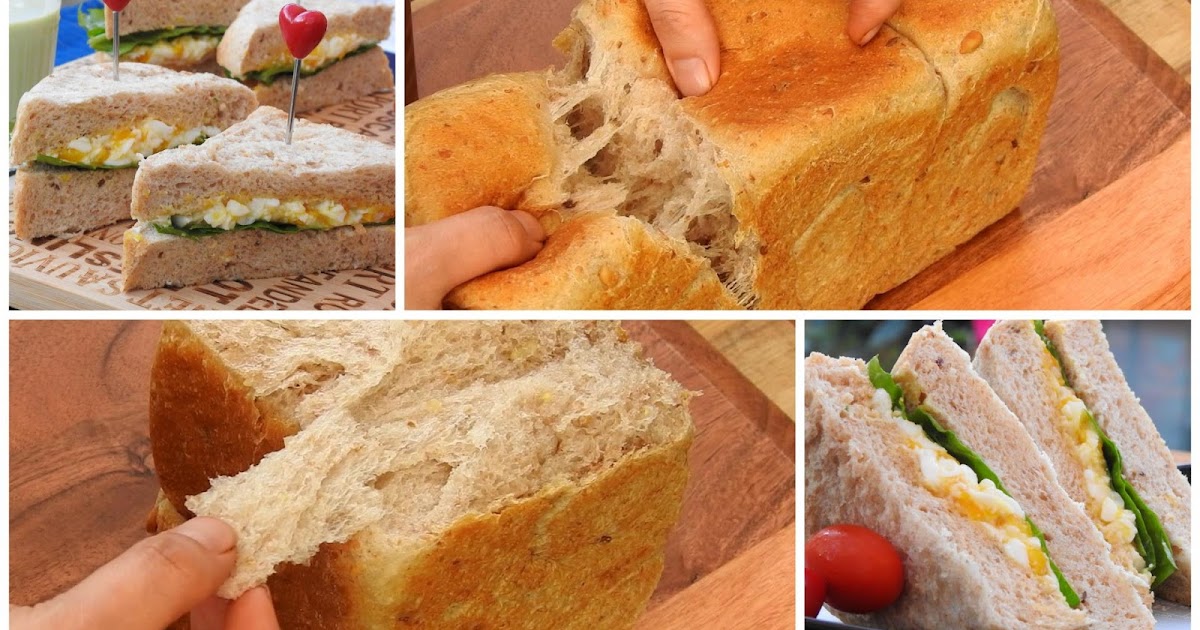 Josephine's Recipes Soft Wholemeal Bread No Butter, No Sugar Very
