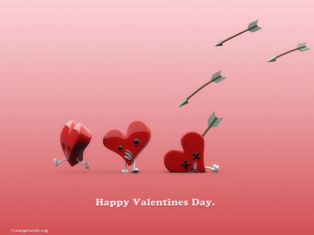 valentines day, broken heart, heart with an arrow
