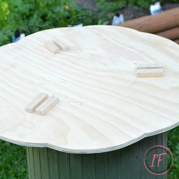 Build A DIY Bistro Table Set Using A Hurricane Candle Holder Interior Frugalista