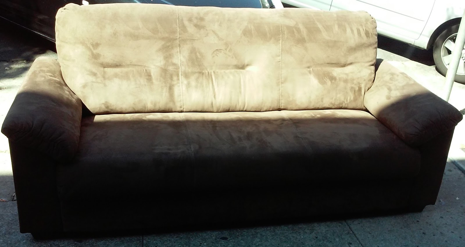 UHURU FURNITURE & COLLECTIBLES SOLD IKEA Knislinge Microfiber Sofa 190