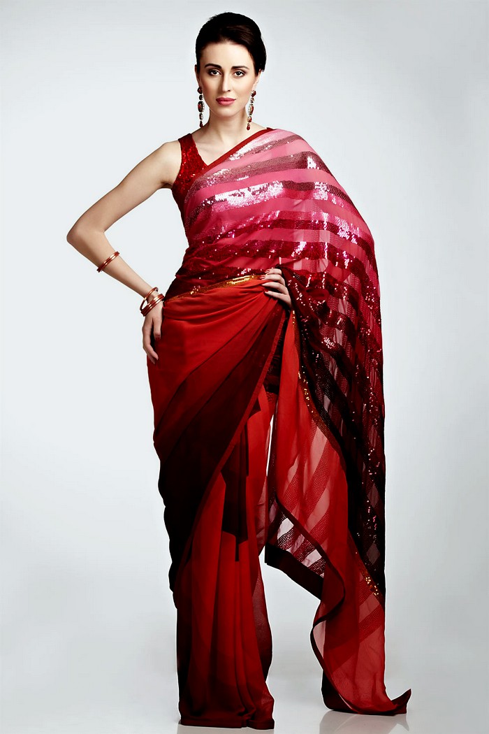 Satya Paul Printed Sarees | Chiffon Printed Sarees ~ She9 | Change the ...