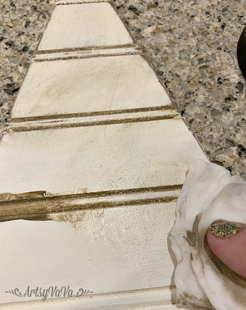 Artsy VaVa Beadboard Christmas Tree