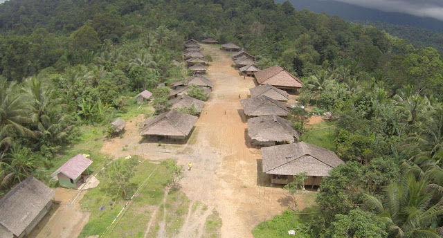 Unique House From Huaulu Tribe For Nature