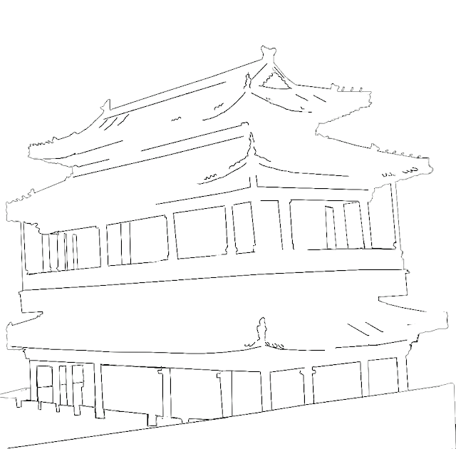 chinese style building in China