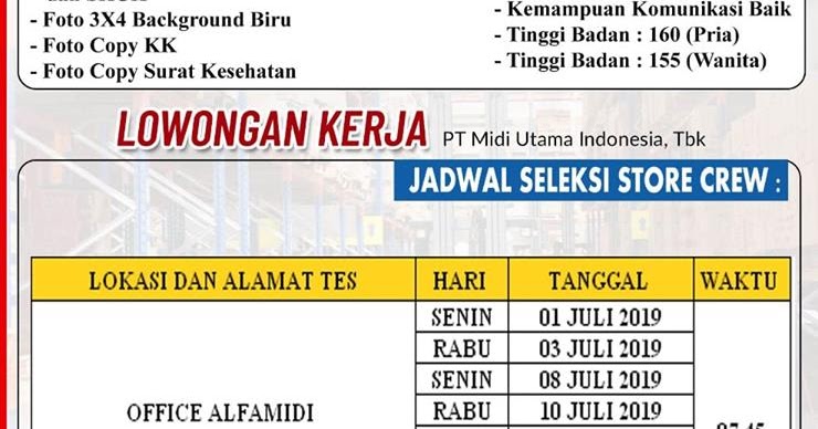 Lowongan Kerja Alfamidi Medan 2019 Buku Guru dan Siswa
