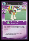 My Little Pony Gyro, Poindexter Premiere CCG Card