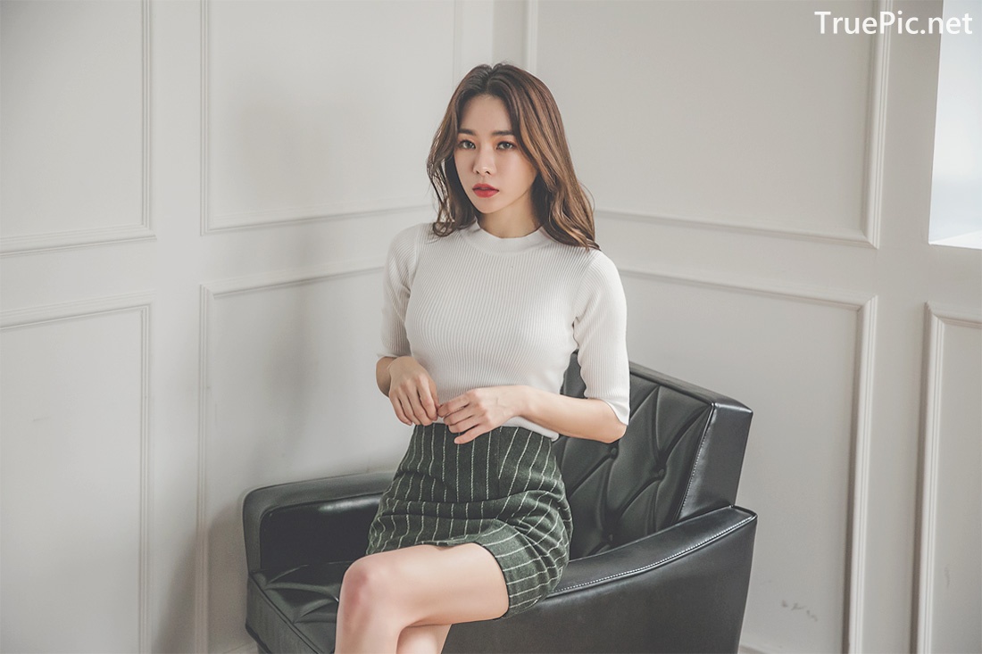 Image Korean Fashion Model - An Seo Rin - Office Dress Collection - TruePic.net - Picture-57