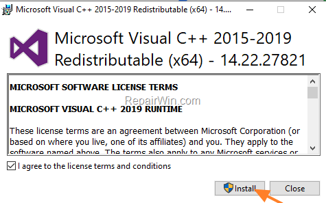 microsoft visual c++ redistributables microsoft visual c++ redistributables
