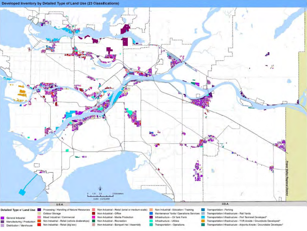 The South Fraser Blog Metro Vancouver releases updated industrial land