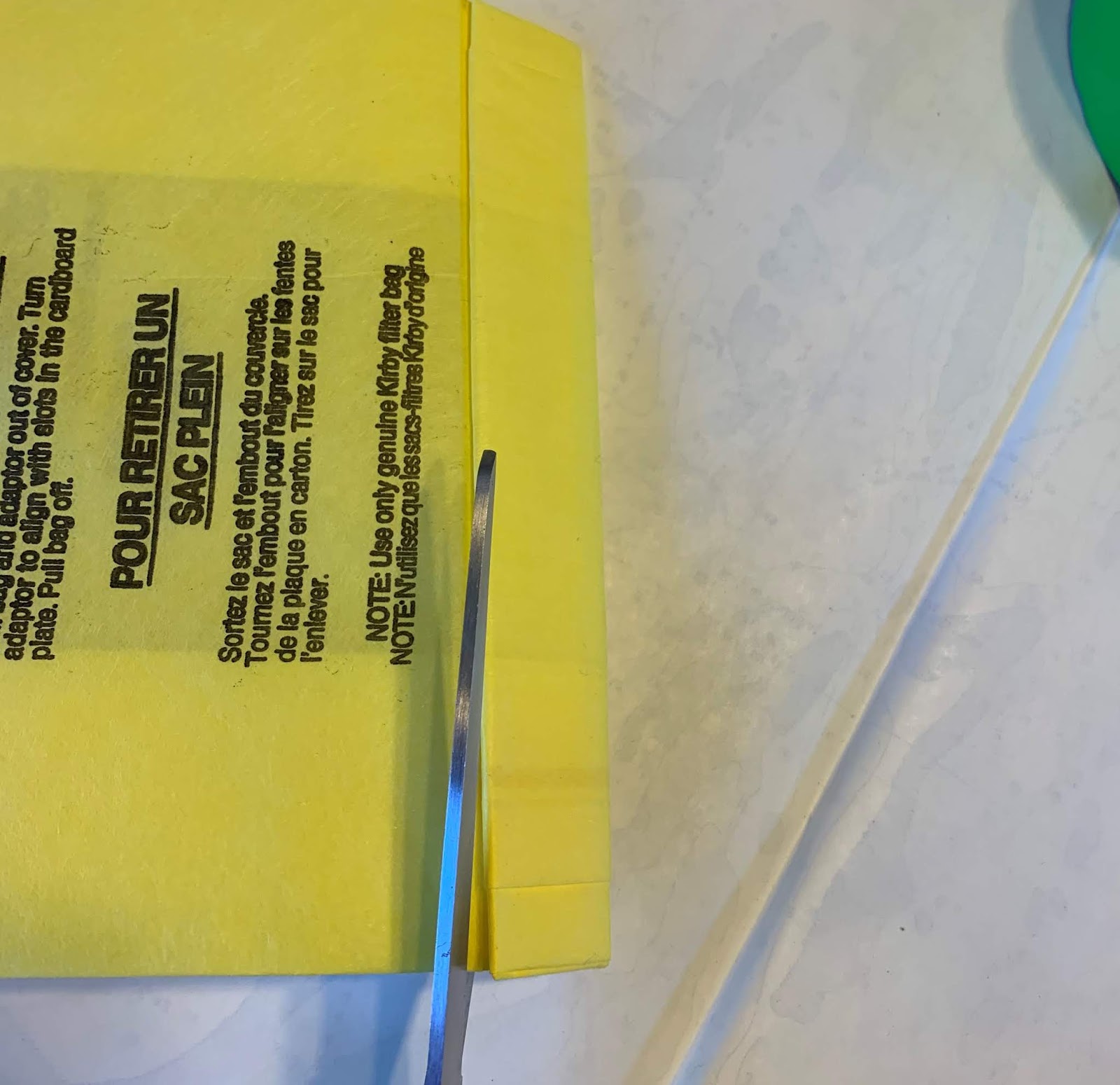 Make a MASK from a Vacuum Bag