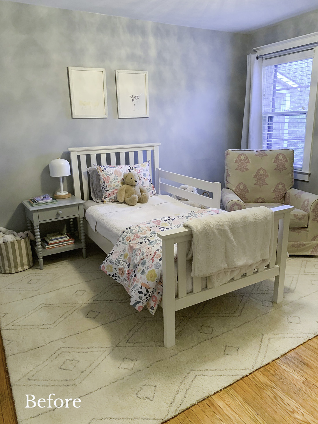 Client Design A Little Girl's Bedroom with Classic Decor Rambling