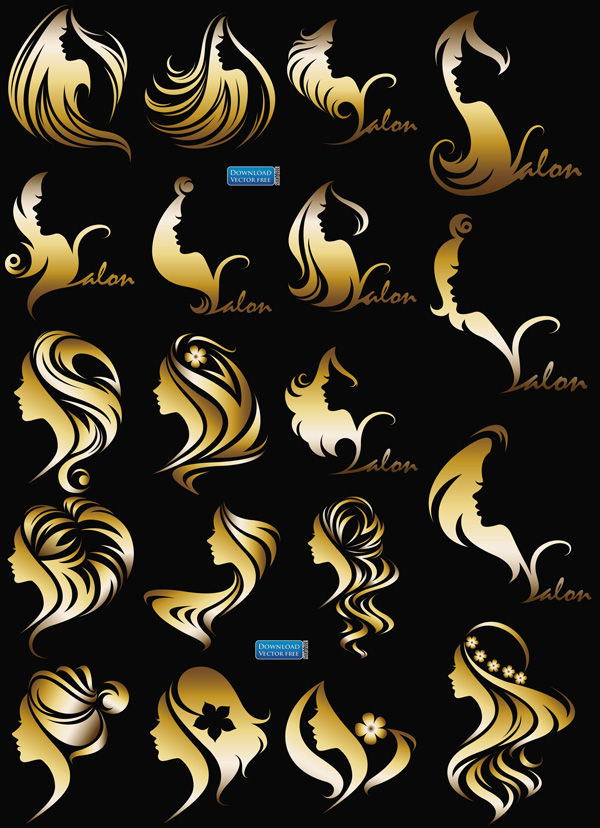Mẫu Salon Tóc Và Logo Làm đẹp Hình ảnh Chuyên Nghiệp  Pngtree
