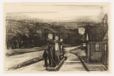 Hopper a Bologna: Study for Gas (1940)