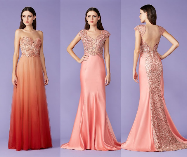 vestido de festa coral vestido de festa coral