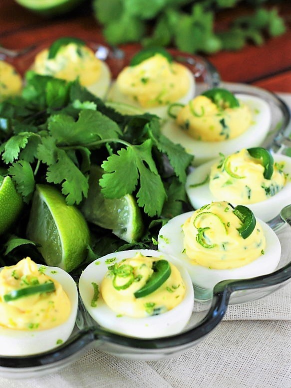 JalapenoLime Deviled Eggs The Kitchen is My Playground