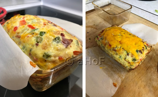 casserole, egg casserole, bacon, vegetables, breakfast