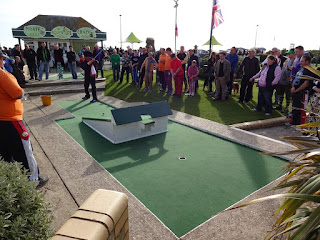 Playing in the World Crazy Golf Championships in Hastings World Crazy Golf Championships in Hastings
