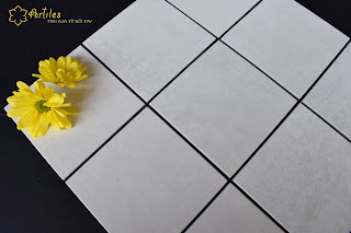 Gạch Thẻ Màu Trắng Mờ 100x100mm