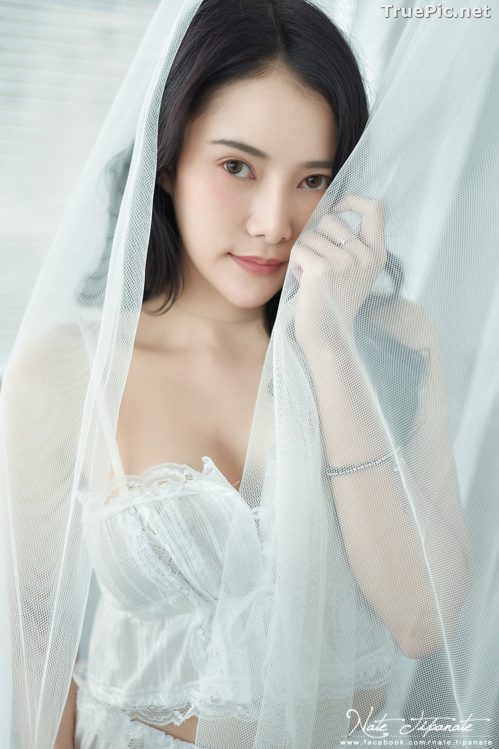 Image Thailand Model - Nattanicha Pw - Beautiful In White Sleepwear - TruePic.net - Picture-21