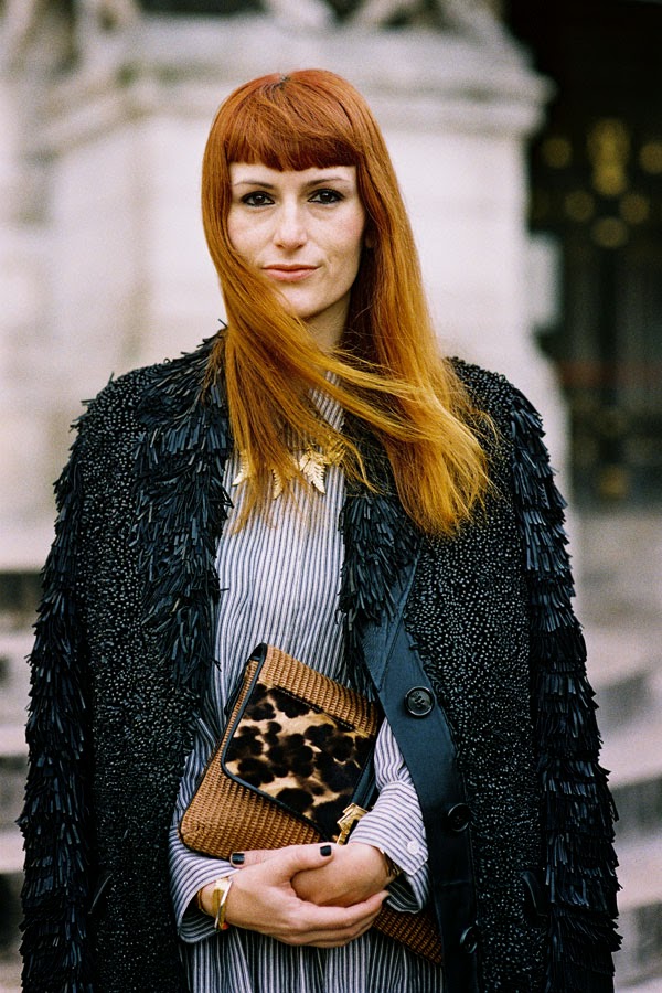 Vanessa Jackman: Paris Fashion Week AW 2014....Sara